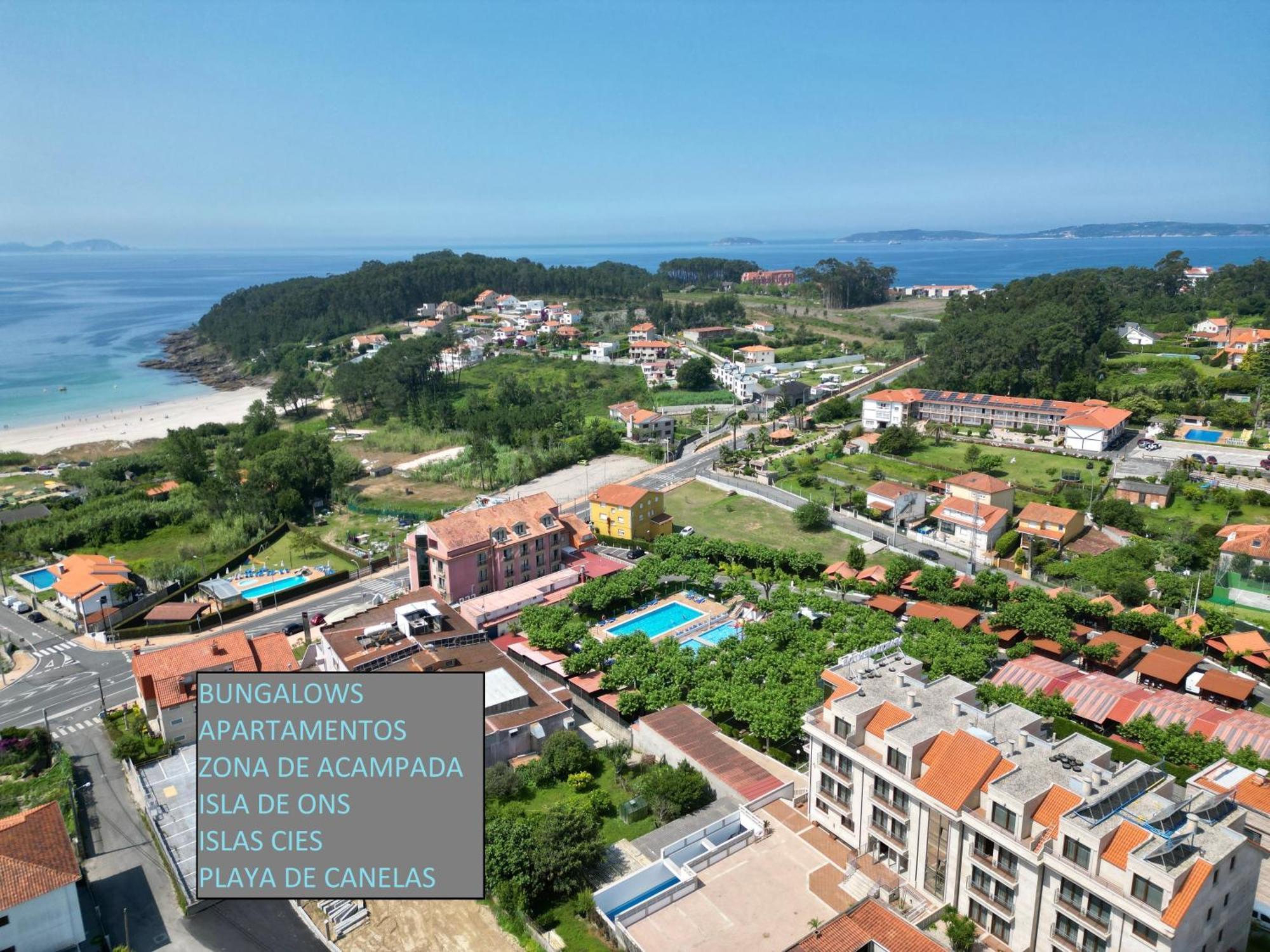 Camping Playa Canelas Portonovo Exterior foto