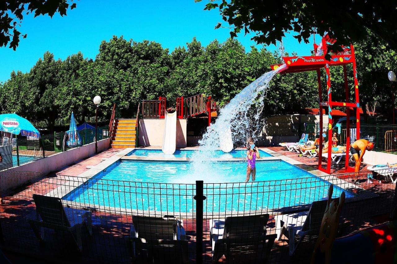 Camping Playa Canelas Portonovo Exterior foto