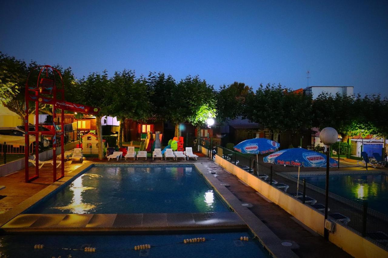 Camping Playa Canelas Portonovo Exterior foto